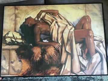 Kunstdruk / Schilderij / Poster /Nico Vrielink Naakt vintage beschikbaar voor biedingen