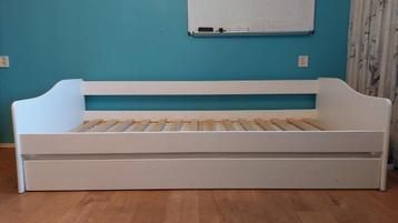 Tienerbed / Bedbank 'Lois' met bedlade - 90x200 cm beschikbaar voor biedingen