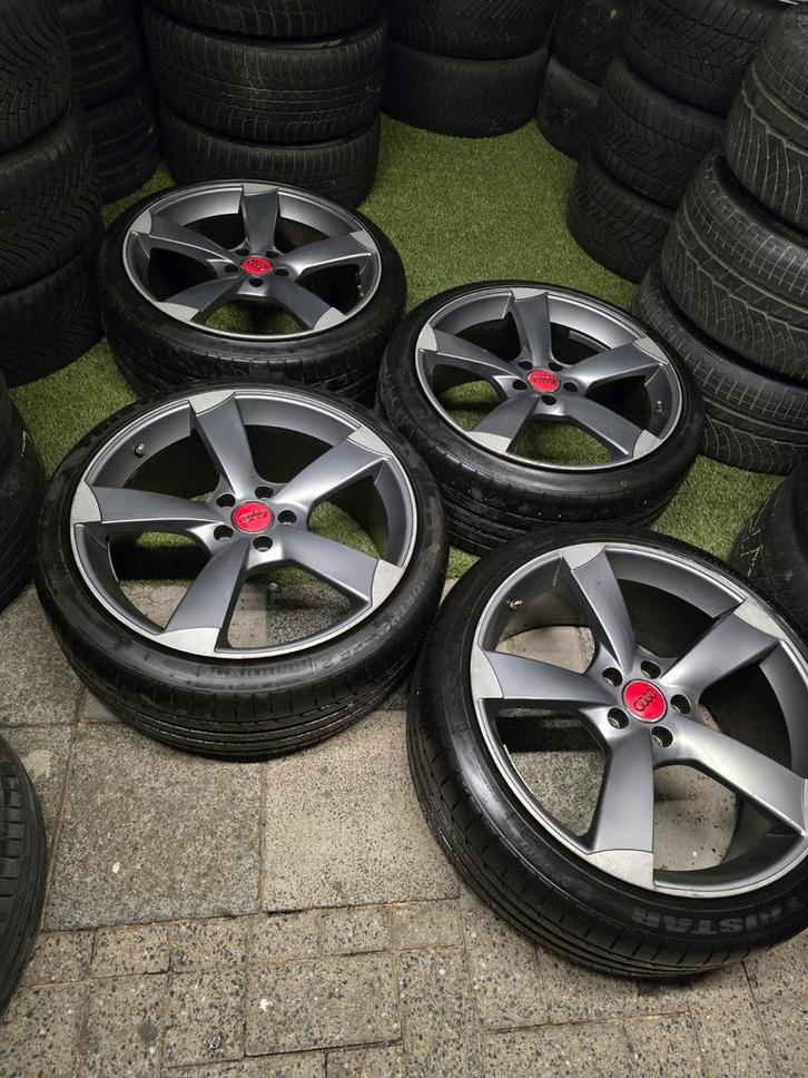 dikke set 20 inch roter velgen 5x112 goede banden, Auto-onderdelen, Banden en Velgen, Banden en Velgen, Zomerbanden, 20 inch, 245 mm