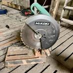 steenzaag, Doe-het-zelf en Verbouw, Gereedschap | Zaagmachines, Ophalen, 70 mm of meer, Zo goed als nieuw, Afkortzaag