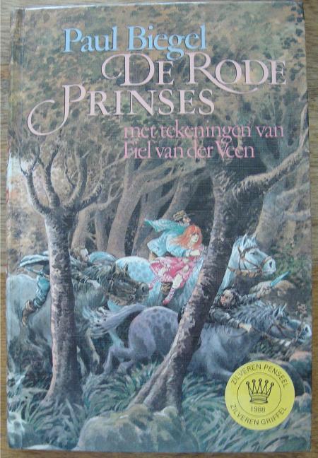 De Rode Prinses - Paul Biegel - hc, Boeken, Kinderboeken | Jeugd | 10 tot 12 jaar, Zo goed als nieuw, Ophalen of Verzenden