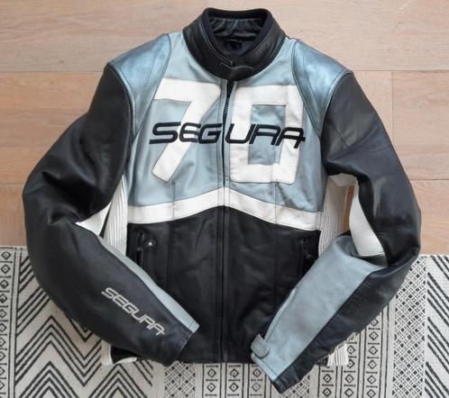 Segura 70 leren motorjas vintage look - Maat T2 (= M), Motoren, Kleding | Motorkleding, Jas | leer, Dames, Tweedehands, Ophalen of Verzenden