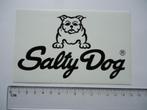 sticker SALTY DOG origineel mode merk label retro buldog, Verzamelen, Merk, Verzenden