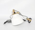 Witte Ikea klemlamp, Ophalen, Gebruikt, Metaal of Aluminium, Plafondspot of Wandspot