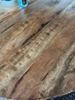 Ronde Eettafel - 130cm - Hout & Metaal, Huis en Inrichting, Tafels | Eettafels, Ophalen, Gebruikt, 100 tot 150 cm, Rond