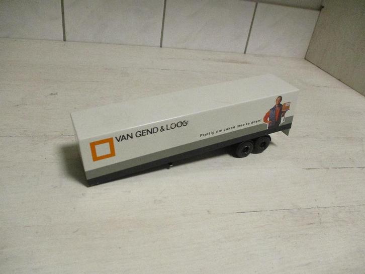 Lion Car Van Gend & Loos Oplegger no 36, Hobby en Vrije tijd, Modelauto's | 1:50, Zo goed als nieuw, Bus of Vrachtwagen, Overige merken