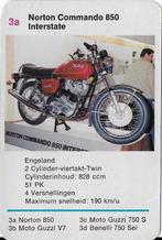 M108 motorkaartje norton commando 850 interstate (3a), Verzamelen, Ophalen of Verzenden, Zo goed als nieuw, Motoren