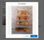 Glazen vintage messenleggers 5 stuks, Ophalen of Verzenden