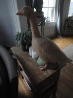 oude KUNSTSTOF GANS, hoogte 54 cm / tuinbeeld, Tuin en Terras, Tuinbeelden, Ophalen of Verzenden, Gebruikt, Kunststof, Dierenbeeld