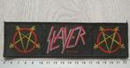 Slayer official vintage  2004 strip patch 33---- 5x18 cm, Verzamelen, Muziek, Artiesten en Beroemdheden, Nieuw, Kleding, Verzenden