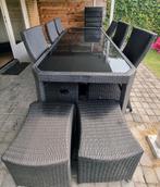 Bois le duc Outdoor dining table and chairs 6-8 seater, Ophalen, Gebruikt, Eettafel, Rotan