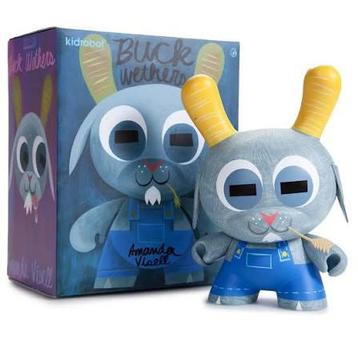 KIDROBOT 8 inch ‘Buck Weathers Dunny’ - Amanda Visell (2016) beschikbaar voor biedingen
