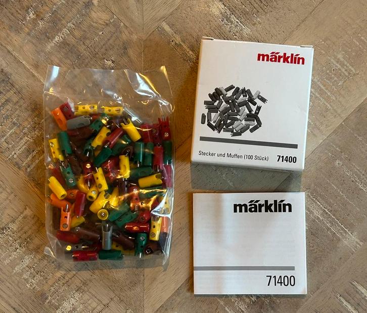 Marklin HO 71400 Set stekkers en contrastekkers, Hobby en Vrije tijd, Modeltreinen | H0, Nieuw, Transformator of Voeding, Wisselstroom