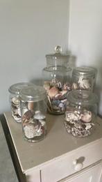 Potten met decoratieve schelpen, Ophalen of Verzenden, Zo goed als nieuw