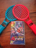 Mario Tennis Aces + rackets || Nintendo Switch Game, Ophalen of Verzenden, Zo goed als nieuw, Sport, 3 spelers of meer