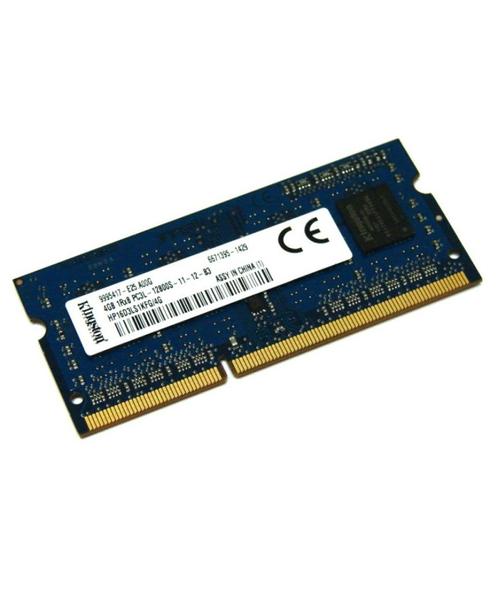 HP Kingston 4GB DDR3 RAM 1600MHz PC3L-12800 204-Pin HP16D3LS, Computers en Software, RAM geheugen, Zo goed als nieuw, Desktop
