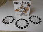 1959 Viewmaster 3 Schijfjes LASSIE EN TIMMY + NL boekje!, Ophalen of Verzenden, Zo goed als nieuw
