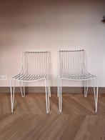 Witte draadstaal eetkamerstoel | wire chair, Ophalen, Gebruikt, Twee, Industrieel, modern