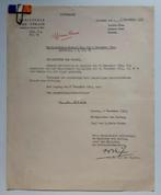 Document + Baton WOII Officier Vlieger Tevens Officier Uiver, Ophalen of Verzenden, Duitsland