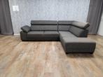 GRATIS BEZORGEN | Mooi Antraciet Hoekbank, Info@banxtel.nl, 3194DC, Gebruikt, Hoekbank