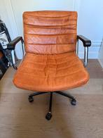 Vintage Ahrend AKD bureaustoel leer 70’s designklassieker, Ophalen
