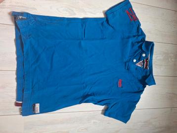 Superdry Polo Heren Maat S - Blauw beschikbaar voor biedingen