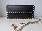 Valentino Rockstud clutch crossbody zwart, Ophalen of Verzenden, Zo goed als nieuw, Zwart, Avondtasje