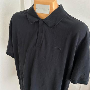 NIEUW Prachtig originele Hugo Boss polo shirt maat 3XL zwart beschikbaar voor biedingen