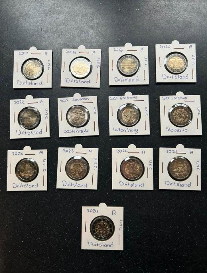 NIEUW: 13 speciale 2 euro munten - diverse jaartallen, Postzegels en Munten, Munten | Europa | Euromunten, 2 euro, Overige landen