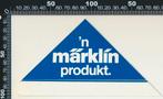 Sticker: Marklin - Produkt, Verzamelen, Stickers, Ophalen of Verzenden, Zo goed als nieuw, Bedrijf of Vereniging