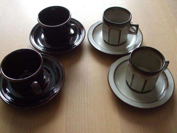 Te koop kop en schotels.(nieuw)., Huis en Inrichting, Keuken | Servies, Nieuw, Kop(pen) en/of Schotel(s), Overige stijlen, Aardewerk