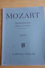 Variationen Klavier und Violine KV359 und KV 360 _MOZART, Gebruikt, Ophalen of Verzenden, Klassiek