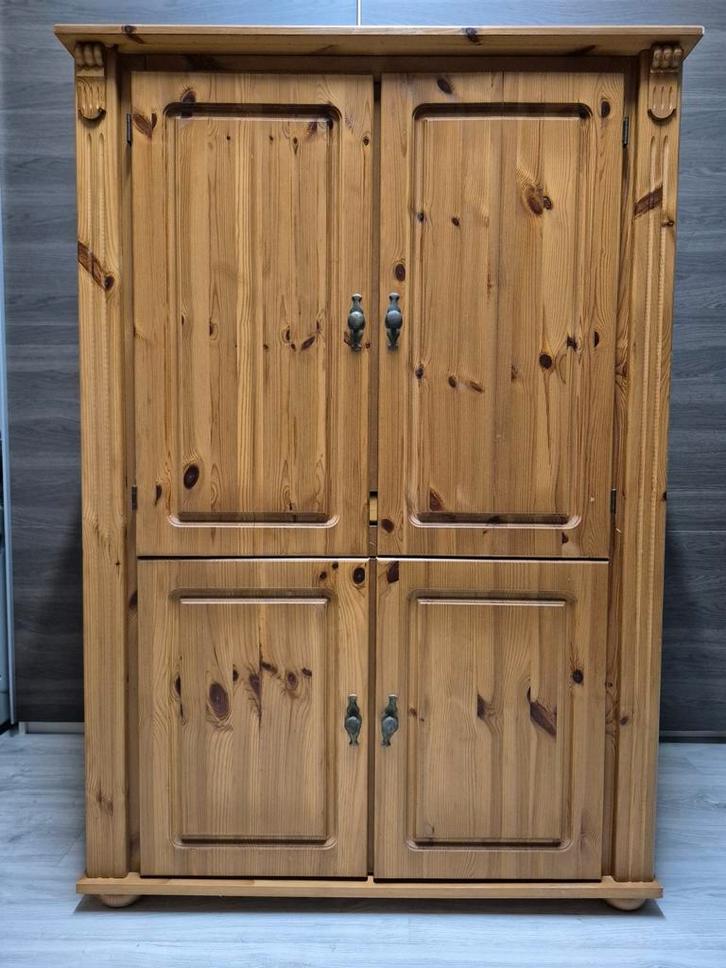 Grenen Computer Kast MOET ZSM WEG, Huis en Inrichting, Kasten | Computermeubels, Gebruikt, 120 tot 170 cm, 70 tot 120 cm, 40 tot 80 cm