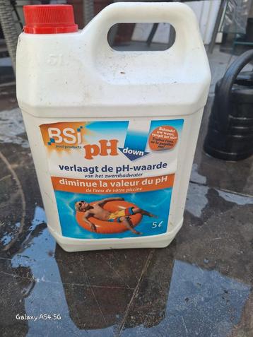 BSI Pool products 5 ltr PH waarde up en down beschikbaar voor biedingen