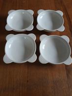 4 Witte  tapaschaaltjes Sagaform..Jon Eliasson., Ophalen of Verzenden