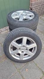 Velgenset lichtmetaal Peugeot 206, Ophalen, Gebruikt, 15 inch, Banden en Velgen