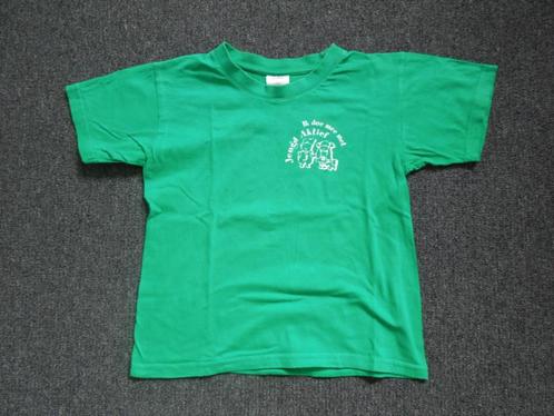 1Groene groep 3/4 Jeugd Aktief t-shirt maat 122 - 128, Kinderen en Baby's, Kinderkleding | Maat 122, Gebruikt, Jongen of Meisje