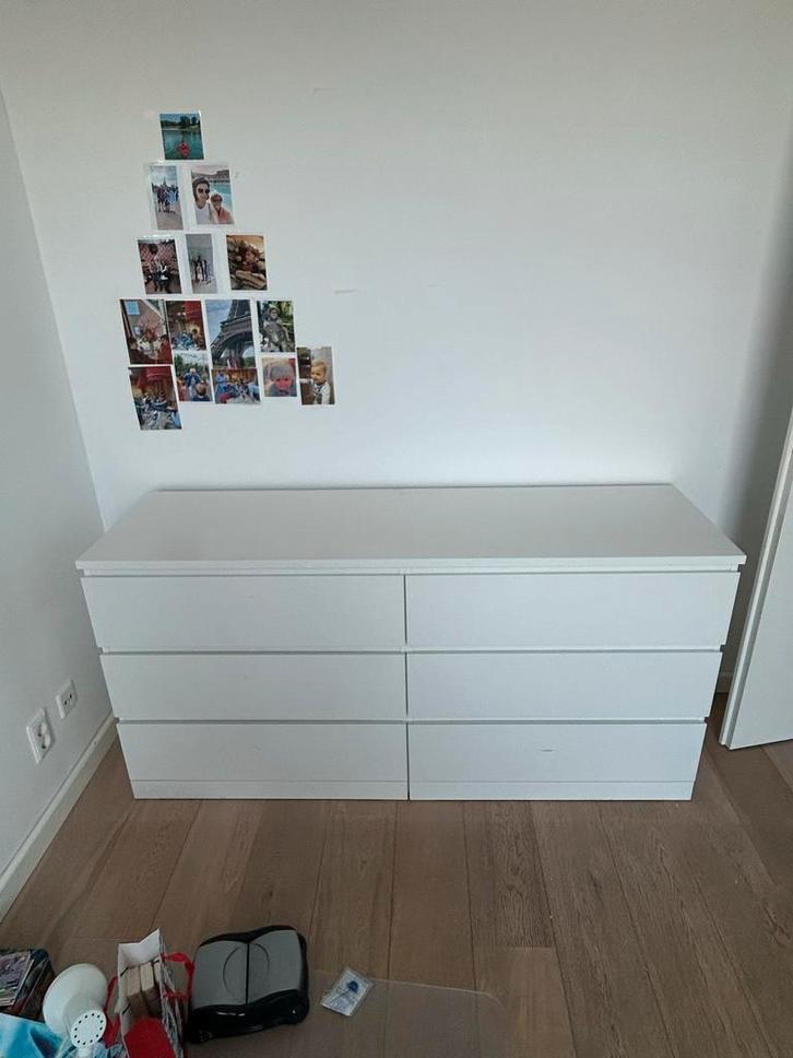 IKEA MALM Ladekast Wit 160x78 cm, Huis en Inrichting, Kasten | Ladekasten, Zo goed als nieuw, Minder dan 100 cm, 150 tot 200 cm
