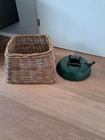 Kerstboomstandaard met rieten mand, Ophalen, Gebruikt