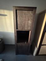 Massief Eiken Kasten 2 stuks, Ophalen, Gebruikt, Eikenhout, 50 tot 100 cm