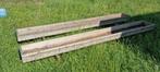2 x Voerbak hout ongeveer 3 meter, Meerdere dieren, Varken