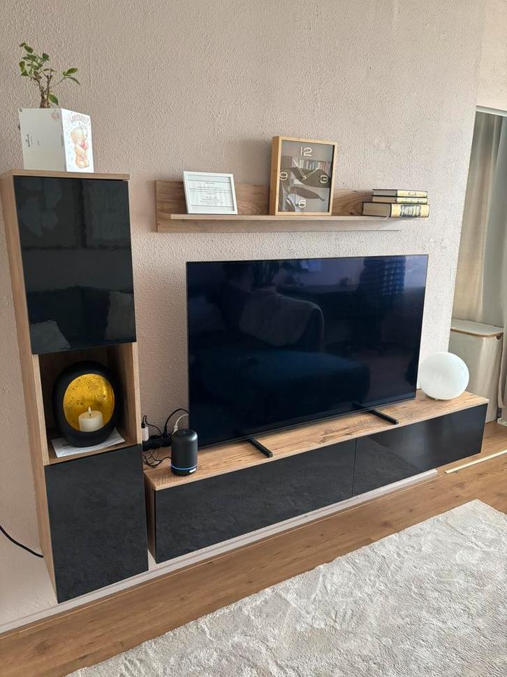 Tweedelig TV meubel, Huis en Inrichting, Kasten | Televisiemeubels, Zo goed als nieuw, 100 tot 150 cm, 150 tot 200 cm, 25 tot 50 cm