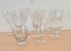 9 antieke likeur of borrelglaasjes, Antiek en Kunst, Ophalen of Verzenden