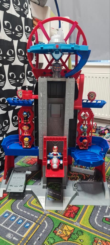 Paw Patrol Spin Master Uitkijktoren XXL, Kinderen en Baby's, Speelgoed | Playmobil, Zo goed als nieuw, Complete set, Ophalen