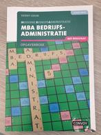 MBA Bedrijfsadministratie Henny Krom - Opgavenboek, Ophalen of Verzenden, Zo goed als nieuw, MBO, Henny Krom