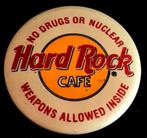 Hard Rock Cafe- No Drugs or Nuclear- Weapons Allowed Inside, Verzamelen, Speldjes, Pins en Buttons, Verzenden, Nieuw, Overige onderwerpen