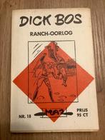 DICK BOS NR 18 : RANCH-OORLOG         DETECTIVE STRIPSERIE., Boeken, Stripboeken, Gelezen, Alfred Mazure, Ophalen of Verzenden