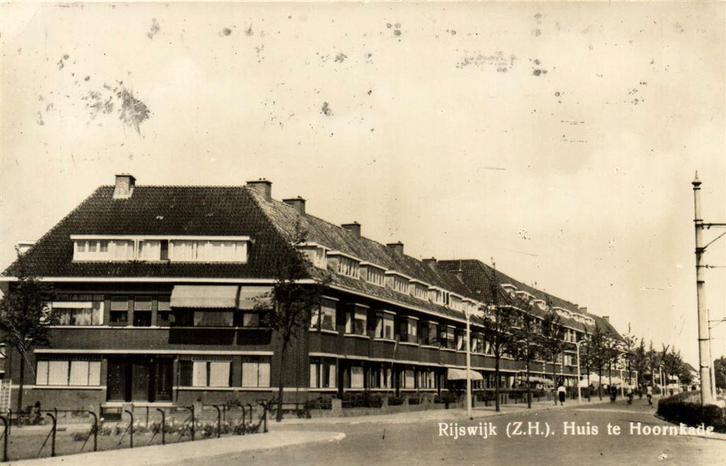 Rijswijk [Z.H.]. Huis te Hoornkade - 1951 gelopen, Verzamelen, Ansichtkaarten | Nederland, Gelopen, Zuid-Holland, Voor 1920, Ophalen of Verzenden