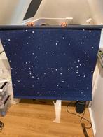Rolgordijn donkerblauw sterren B120, Ophalen, Gebruikt, 100 tot 150 cm, Blauw
