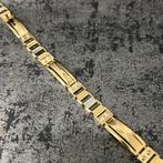14k gouden armband nieuw schakel massief heren